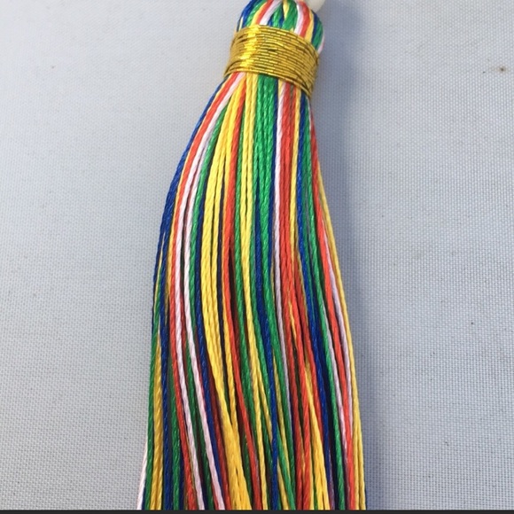 New! Multi-Color Tassel Earrings - Picture 8 of 12